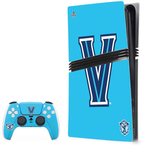 Villanova University V Wildcats PS5 Pro Bundle Skin